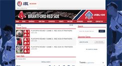 Desktop Screenshot of brantfordredsox.com